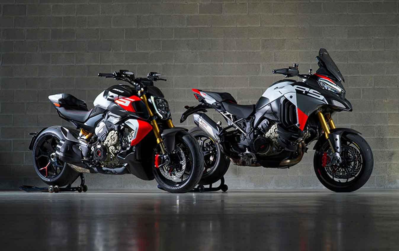 伊ドゥカティ　新型「ディアベルV4 RS」「ムルティストラーダV4 RS」発表　　妥協ないスタイル・パフォーマンス・軽量に